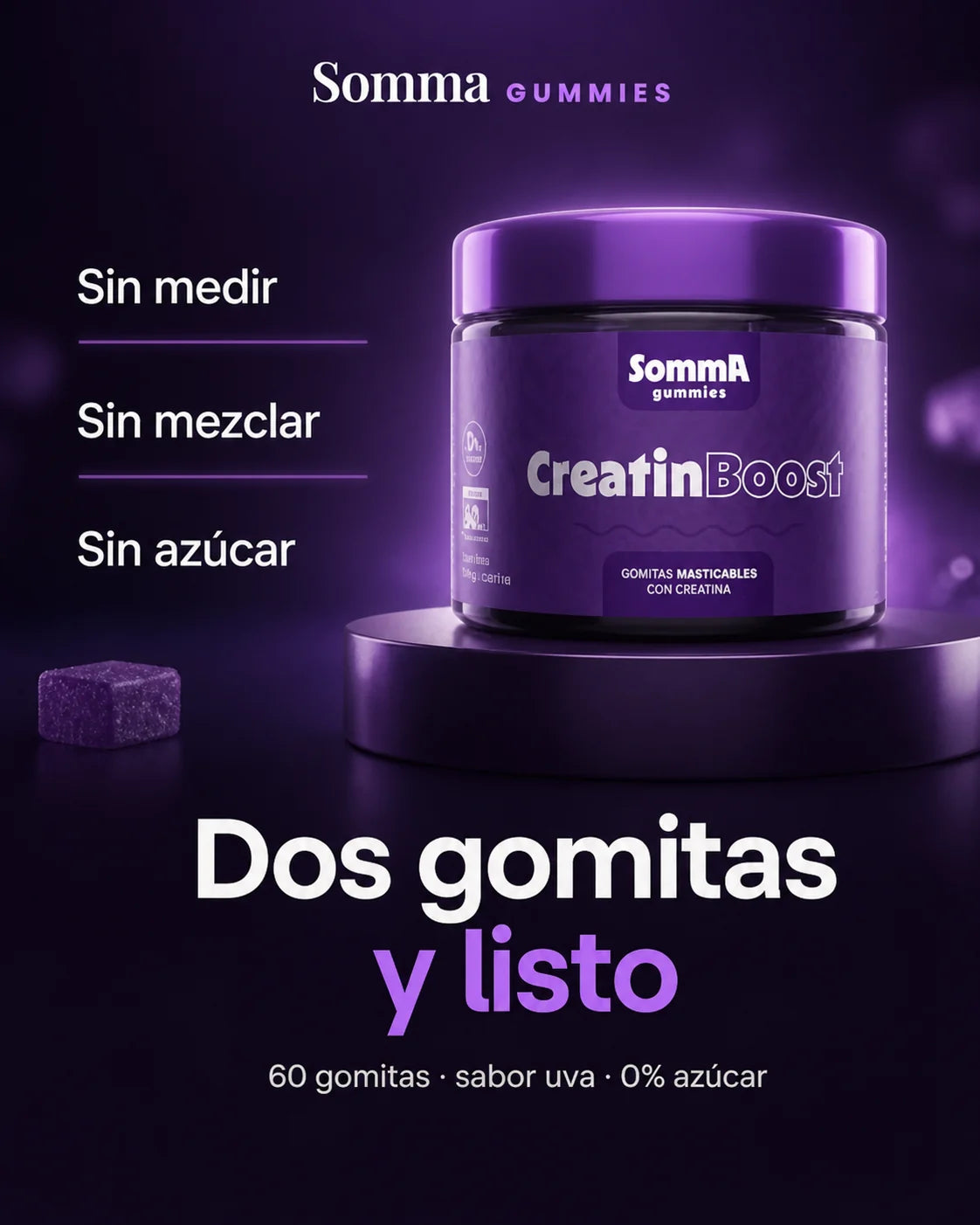 CreatinBoost: sin medir, sin mezclar y sin azúcar